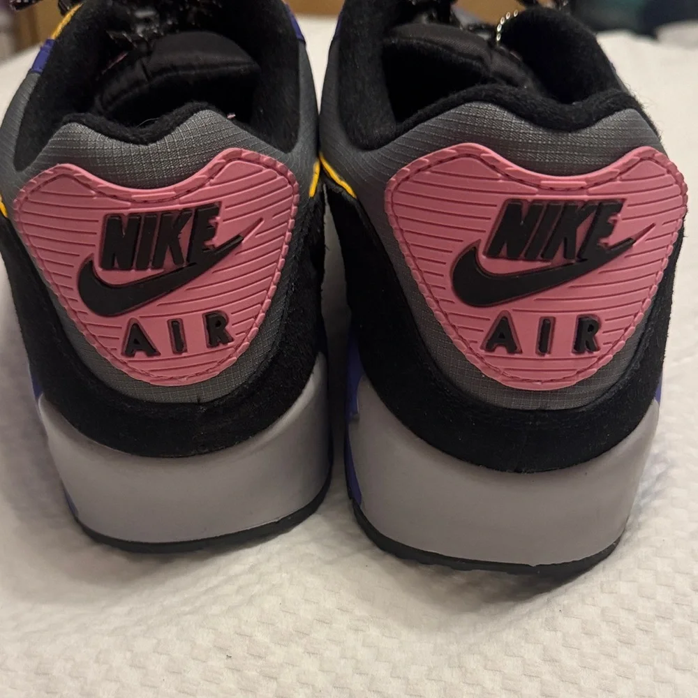 Nike Multicolor Athletic Shoes - Blue, Yellow, Pink - Picture 3 of 6